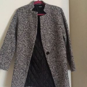Long coat with gold flecks/cute collar details